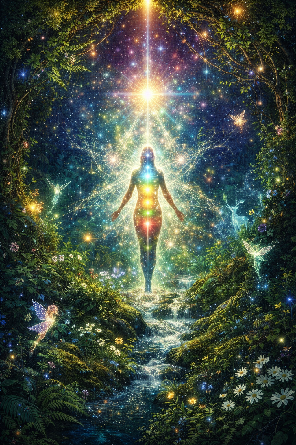 InnerWork PureAgma by Eunice Teunissen Vink Abstracte, organische lichtstructuur die symbool staat voor innerlijke vereenvoudiging, bewustzijn en natuurlijke ordening.