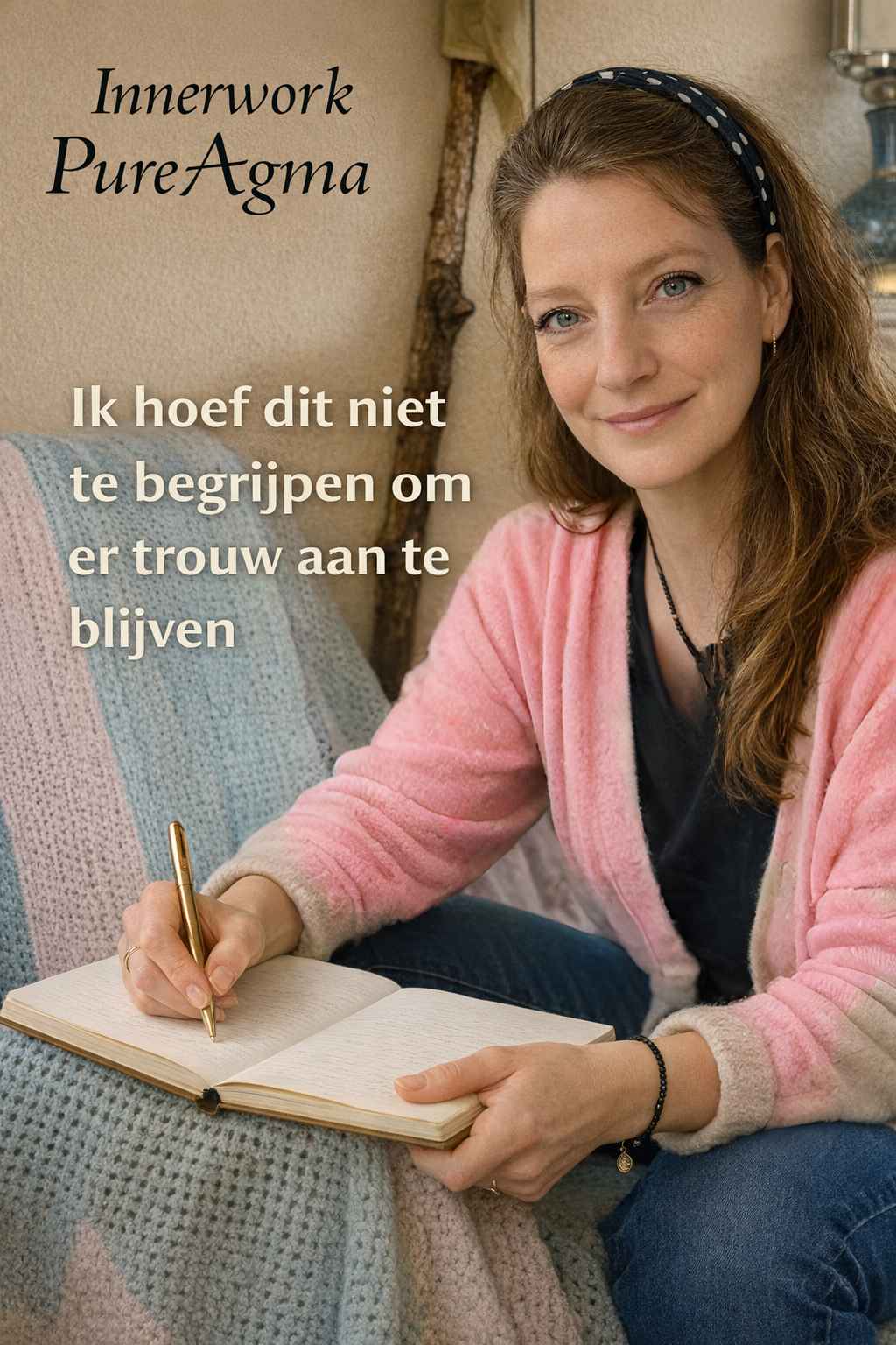 Portret van Eunice die reflecteert op trouw, innerwork en creëren vanuit rust